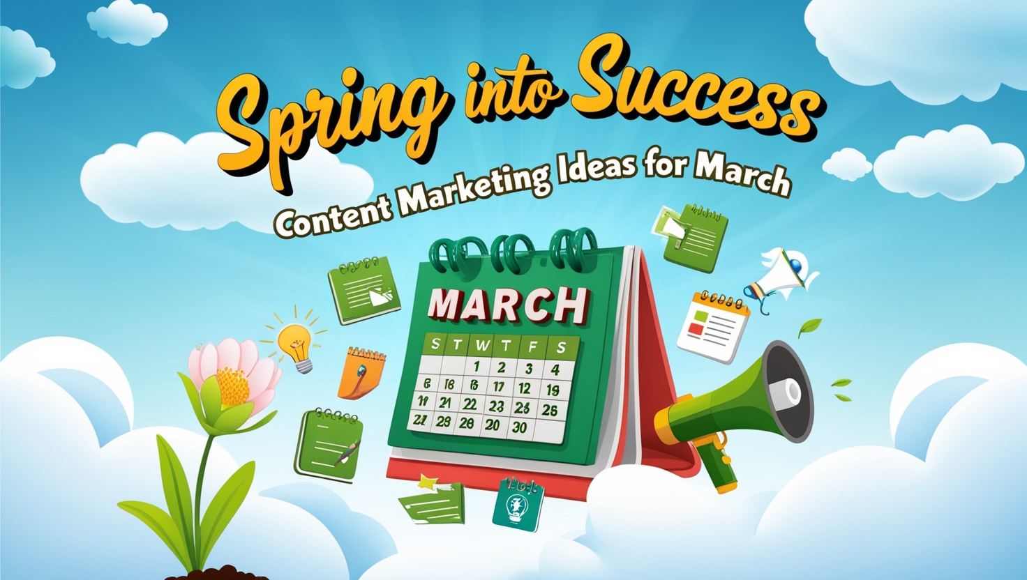 Spring Into Success Content Marketing Ideas for March 2025