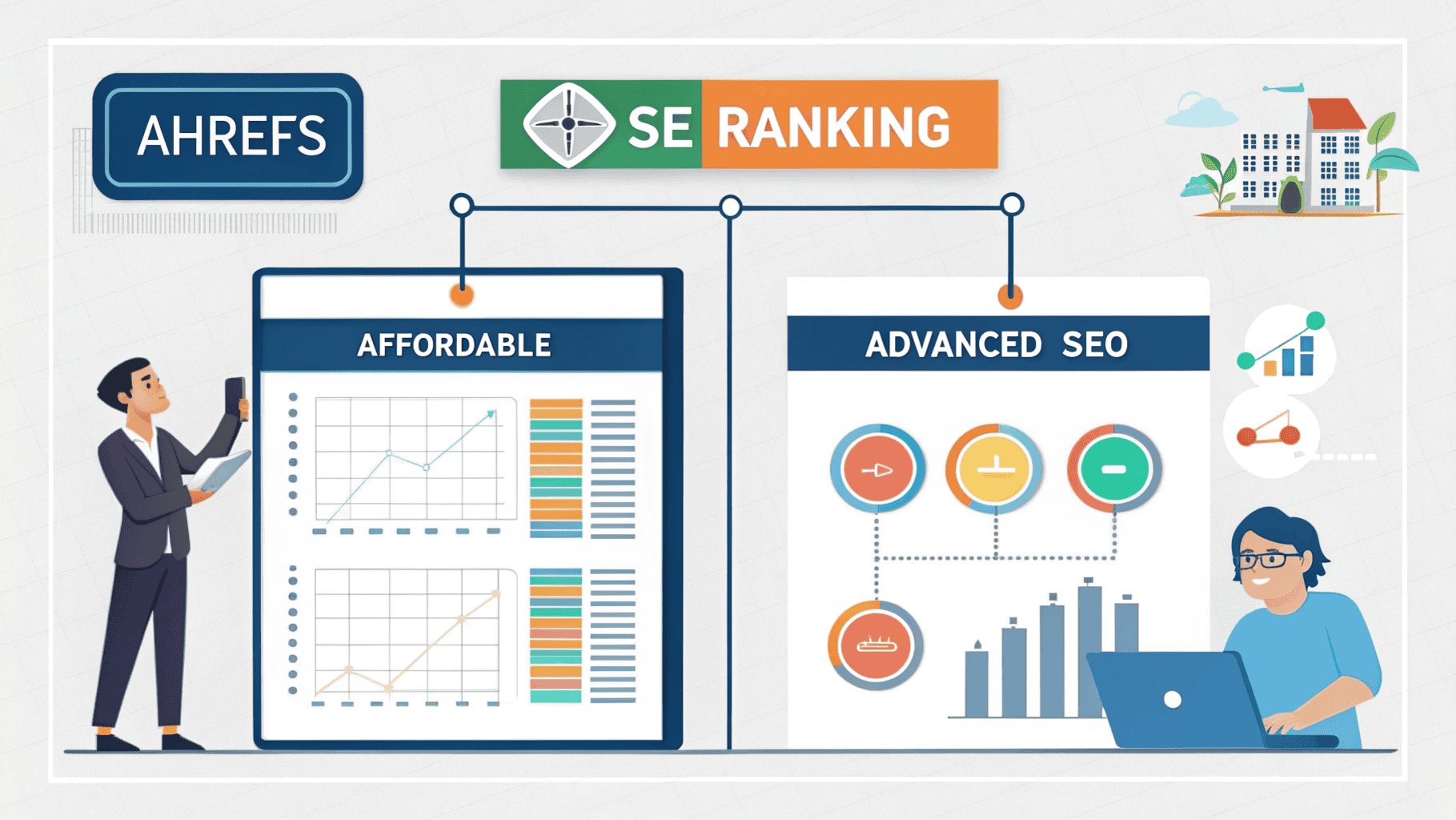 Ahrefs vs SE Ranking – Affordable vs Advanced SEO Features