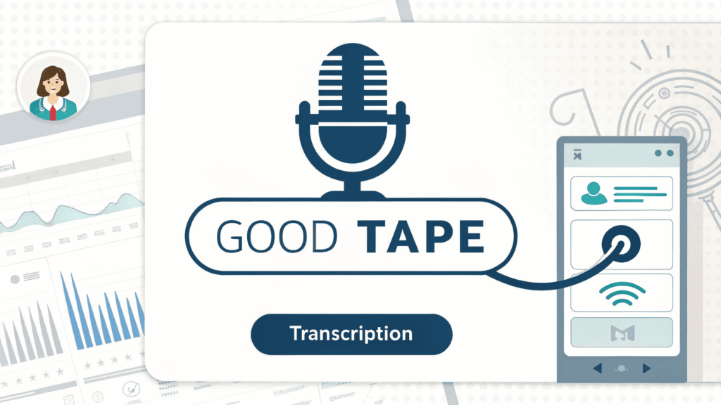 Good Tape AI-Powered Transcription Tool Built for Journalists and Creators