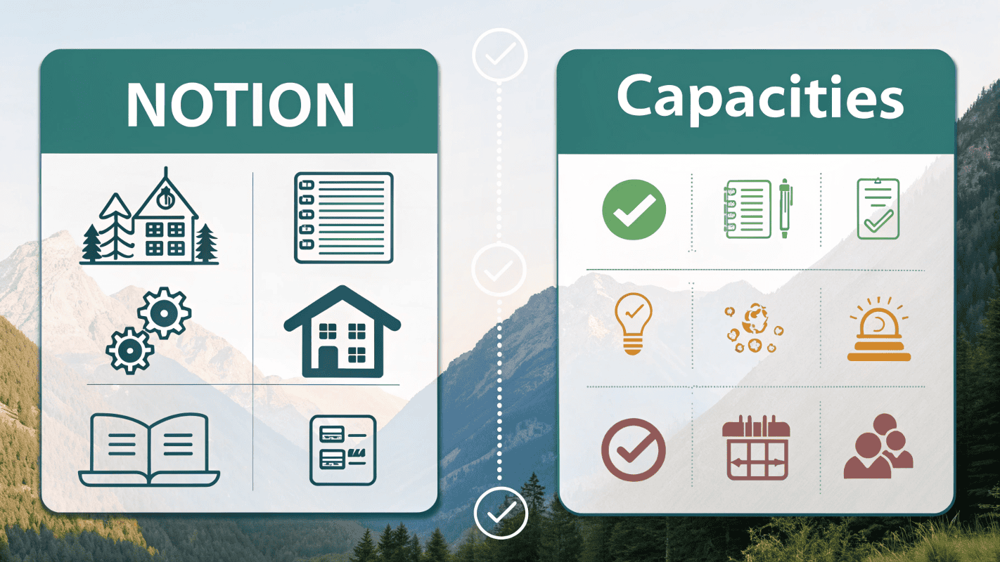 Notion vs Capacities