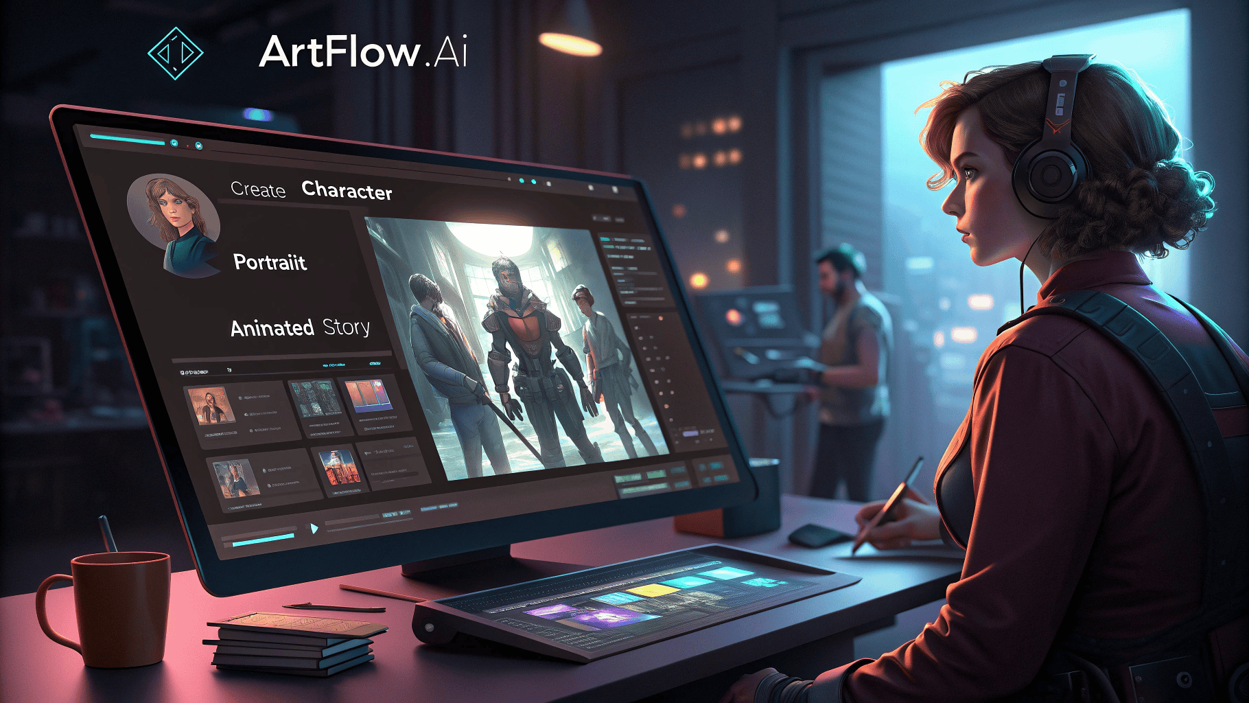 Artflow.ai: AI‑Driven Character Creation, Portraits & Animated Stories