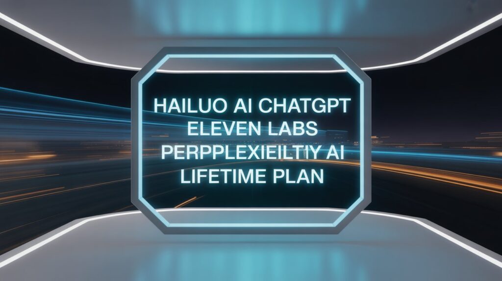 Hailuo AI ChatGPT Eleven Labs Perplexity AI Envato Elements Lifetime Plan