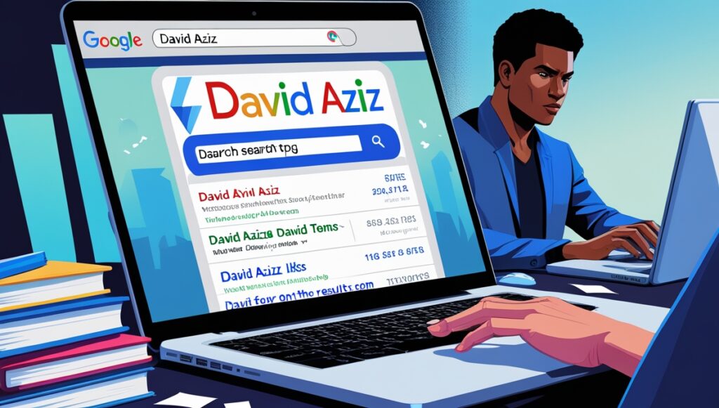 How to get on first page of google search david aziz