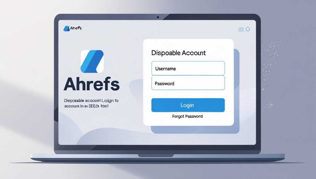 Ahrefs Disposable Account